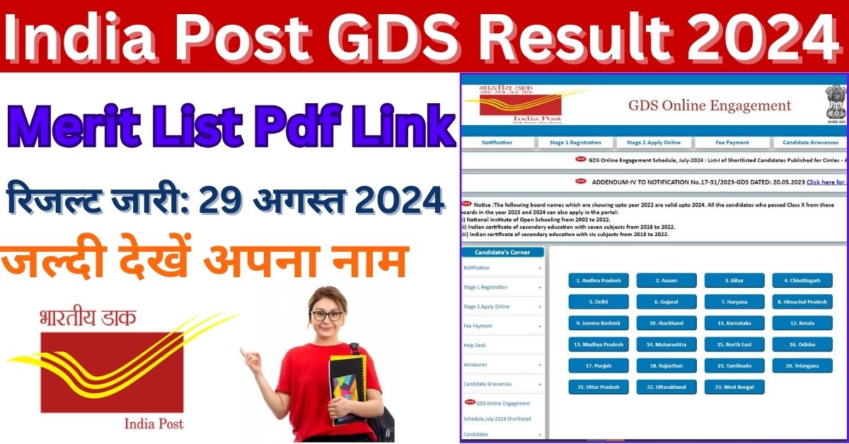 India Post GDS Result 2024