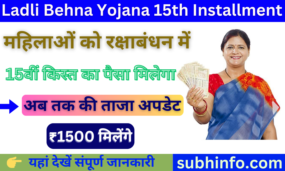 Ladli Behna Yojana 15th Installment