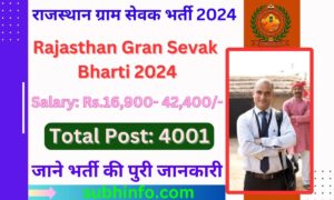 Rajasthan Gram Sevak Bharti 2024