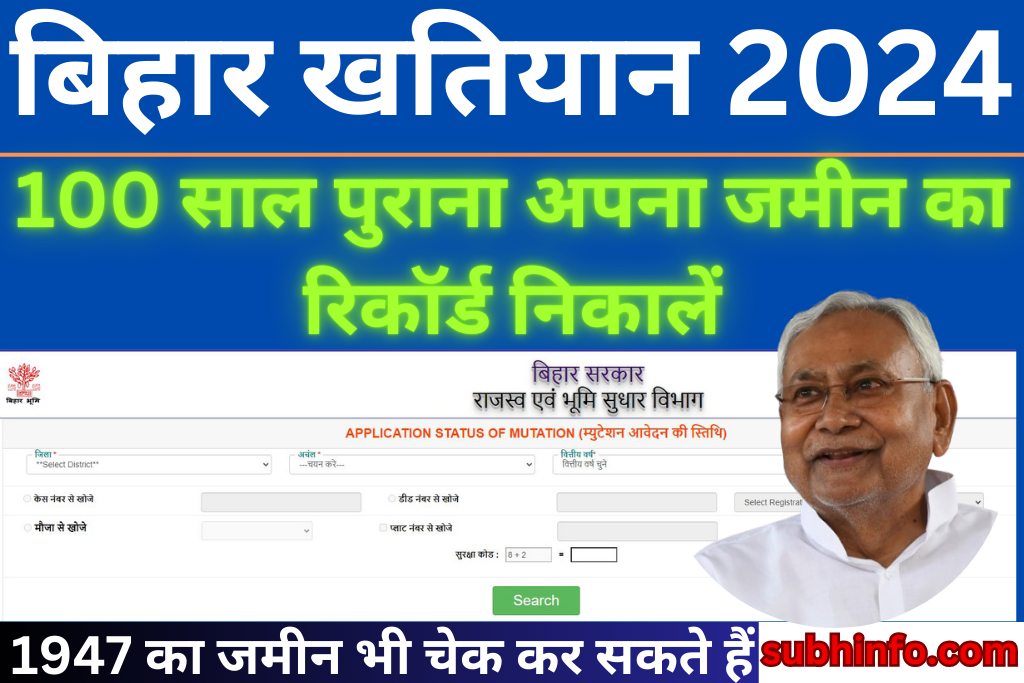 Bihar Khatiyan Kaise Nikale 2024