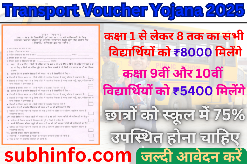 Transport Voucher Yojana 2025 