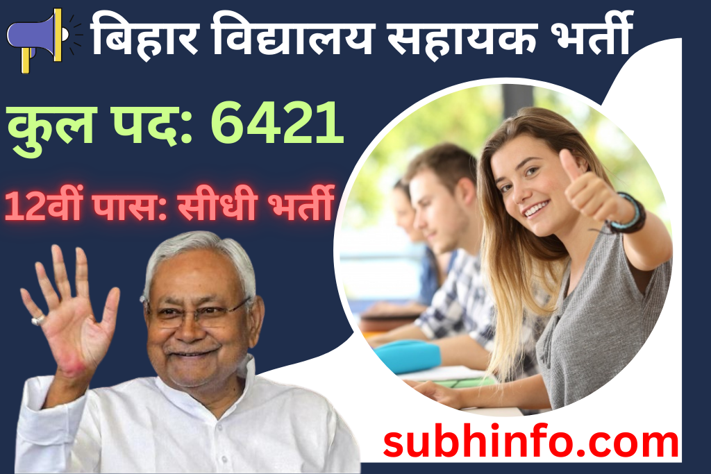 Bihar Vidyalay Sahayak Recruitment 2024