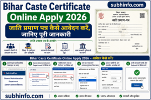 Bihar Caste Certificate Online Apply 2026